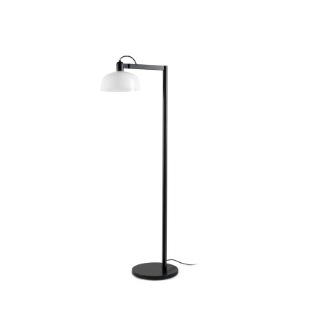Floor lamp in black steel with E27 socket, PARCOUL.