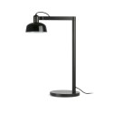 Table lamp made of black steel with E27 socket GREZES