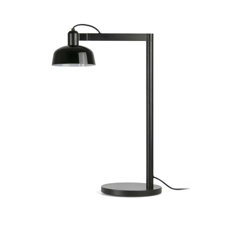Table lamp made of black steel with E27 socket GREZES