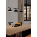 Ceiling lamp in black steel with E27 socket by FONTAN