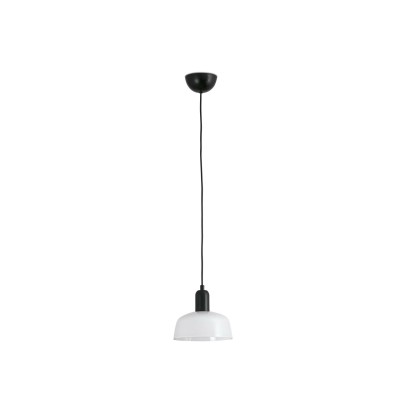 Ceiling lamp in black steel with E27 socket by HACHAN