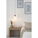 Ceiling lamp in black steel with E27 socket by HACHAN