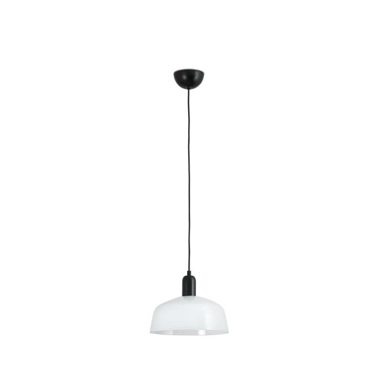 Ceiling lamp in black steel with E27 socket, CARNAS.