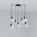 Ceiling lamp in black steel with E27 socket CHANGY