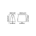 Table lamp steel E27 black KERMEUR