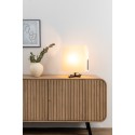 Table lamp steel E27 black KERMEUR