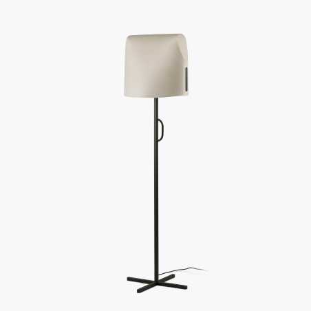 Floor lamp steel E27 black CASTEX