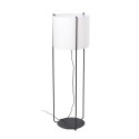 Floor lamp in matte black steel with E27 LE FAIS socket.