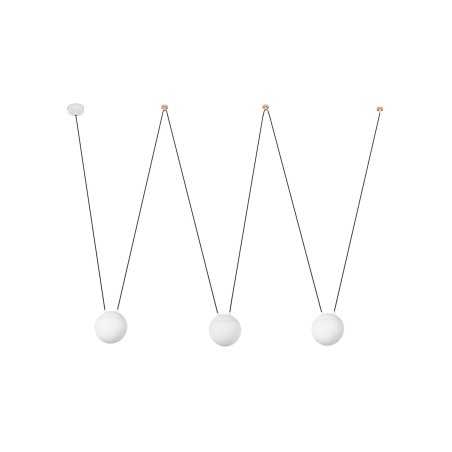 Aluminum ceiling lamp E27 matte white HERANGE