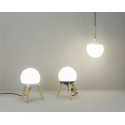 Aluminum ceiling lamp E27 matte white IGNERAY