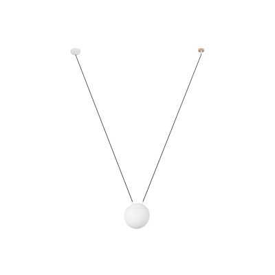 Ceiling lamp aluminum E27 matte white BONNES