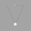 Ceiling lamp aluminum E27 matte white BONNES