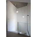 Aluminum ceiling lamp E27 in matte white DESTORD