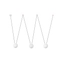 Ceiling lamp in matte white aluminum with E27 socket, LAGRAND.