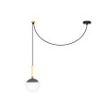 Ceiling lamp aluminum E27 gray TREINS
