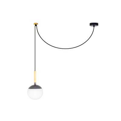 Ceiling lamp aluminum E27 gray TREINS