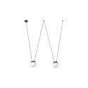 Ceiling lamp aluminum E27 gray MAYLIS