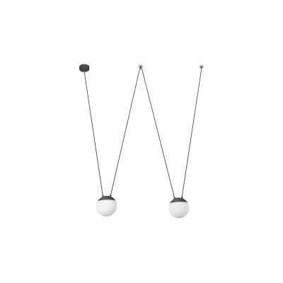 Ceiling lamp aluminum E27 gray MAYLIS