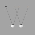 Ceiling lamp aluminum E27 gray MAYLIS