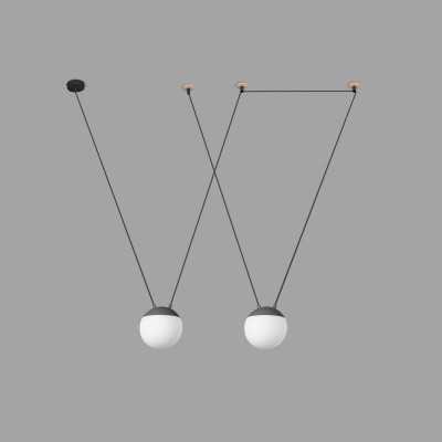 Ceiling lamp aluminum E27 gray MAYLIS