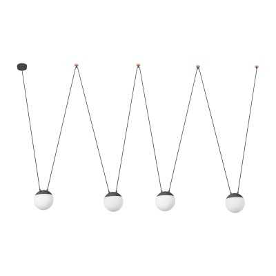 Ceiling lamp in aluminum E27 gray VAUGOIN