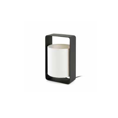 Table lamp steel E27 matte black MARQUAY