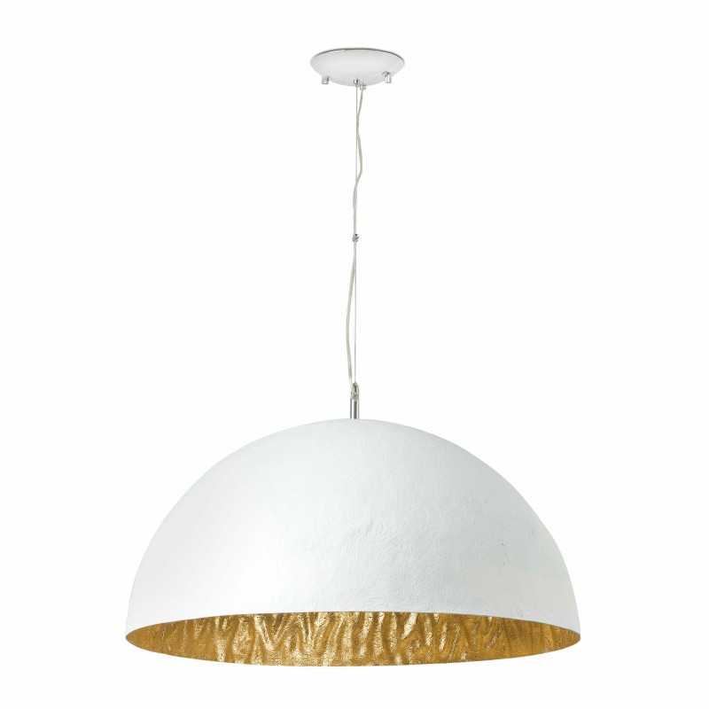 Fiberglass ceiling lamp E27 matte white TAVERA