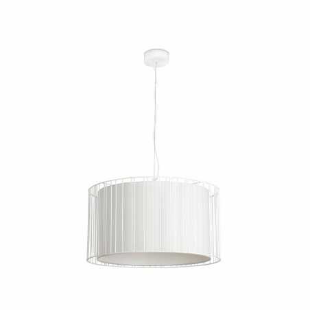 Ceiling lamp in matte white steel E27 BEAUJEU
