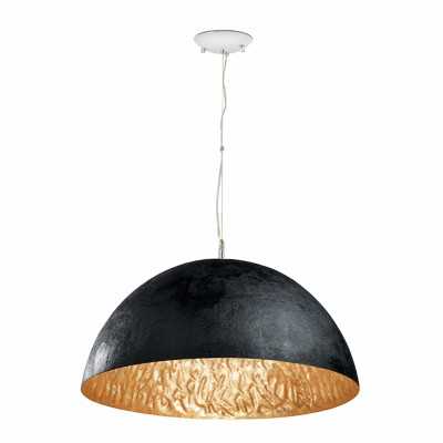 Fiberglass ceiling lamp E27 black COUDRON