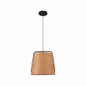Ceiling lamp in matte black steel with E27 socket by FUVEAU