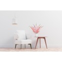 Ceiling lamp in matte white steel with E27 socket, DARBRES