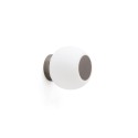 Wall lamp with integrated LED in brushed bronze steel SERAIN