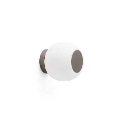 Wall lamp with integrated LED in brushed bronze steel SERAIN