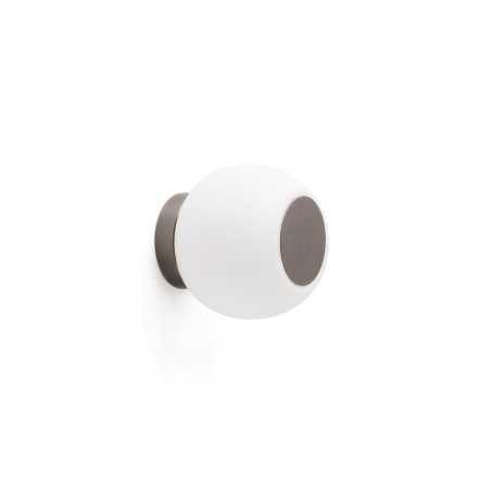Wall lamp with integrated LED in brushed bronze steel SERAIN