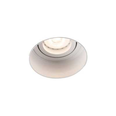 Ceiling lamp in matte white steel with GU10 bulb, BELVOIR.