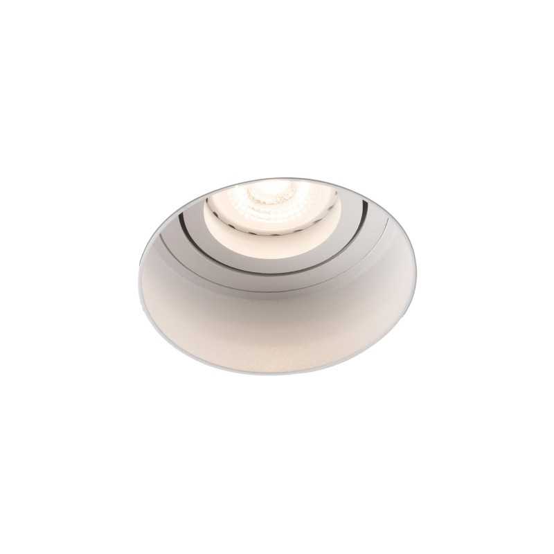 Ceiling lamp in matte white steel with GU10 bulb, BELVOIR.