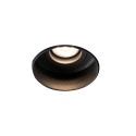 Ceiling lamp in matte black steel with GU10 socket, POGGIO.