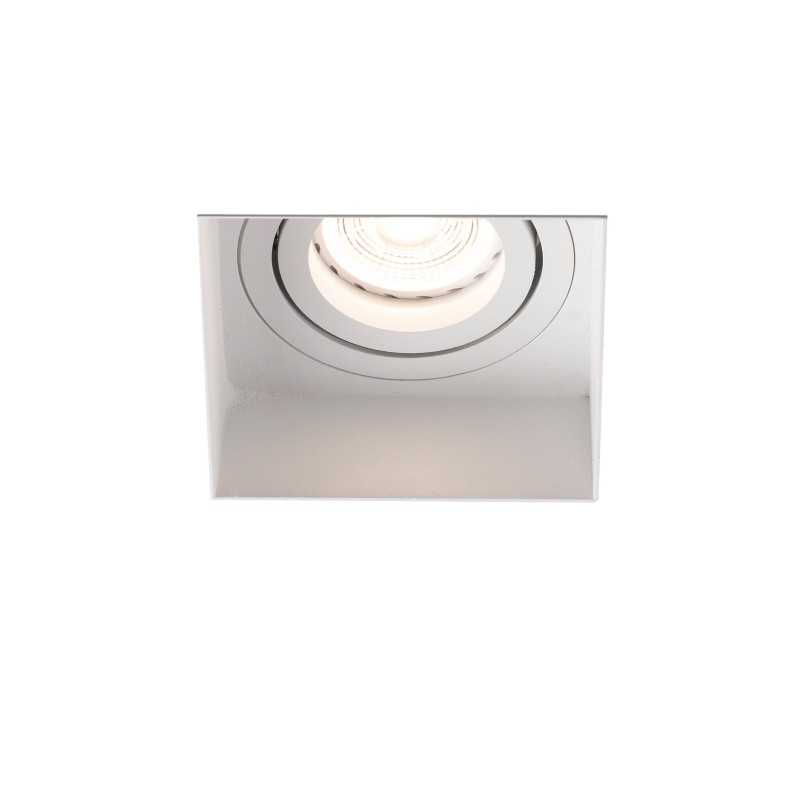 Ceiling lamp in matte white steel with GU10 socket TIERGUE