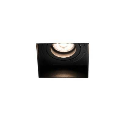 Ceiling lamp in matte black steel with GU10 socket ANILHAC