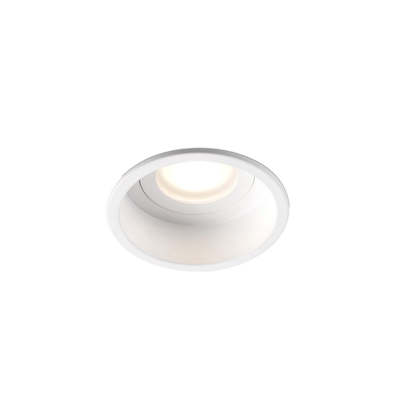 Ceiling lamp in matte white steel with GU10 socket by MONCAMP.