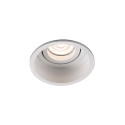 Ceiling lamp in matte white steel with GU10 socket