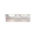 Ceiling lamp in matte white steel with GU10 socket MUSSOT