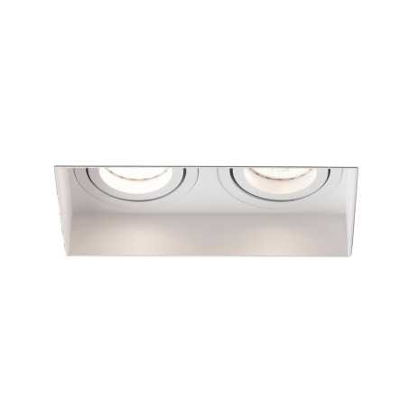 Ceiling lamp in matte white steel with GU10 socket MUSSOT