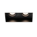 Ceiling lamp in matte black steel with GU10 socket by VINSEIN
