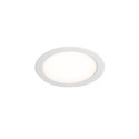 AGASSAC matte white aluminum ceiling lamp with integrated LED.