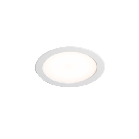 AGASSAC matte white aluminum ceiling lamp with integrated LED.