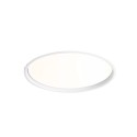 Ceiling lamp with integrated LED in matte white aluminum DIEUZE