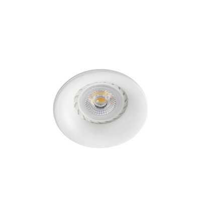 Ceiling lamp in matte white aluminum with GU10 socket LUMEAU