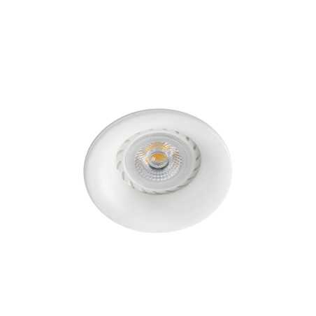 Ceiling lamp in matte white aluminum with GU10 socket LUMEAU