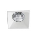 Ceiling lamp in matte white aluminum with GU10 socket, BOFFLES brand.